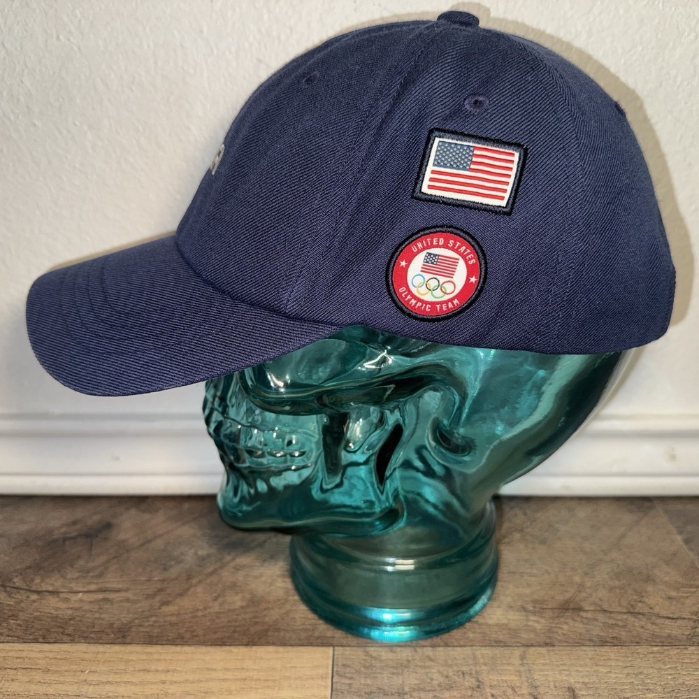 USA Olympic Team HURLEY Surf Hat Cap Women's Snapback Surfing Blue
